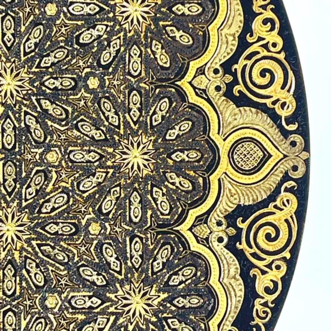 ダマスキナード　純金象嵌飾り皿