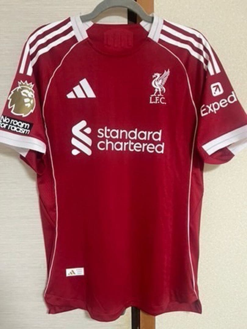 【新品】ブラッドリー　リバプール　25/26　選手仕様　PL仕様　ユニフォーム