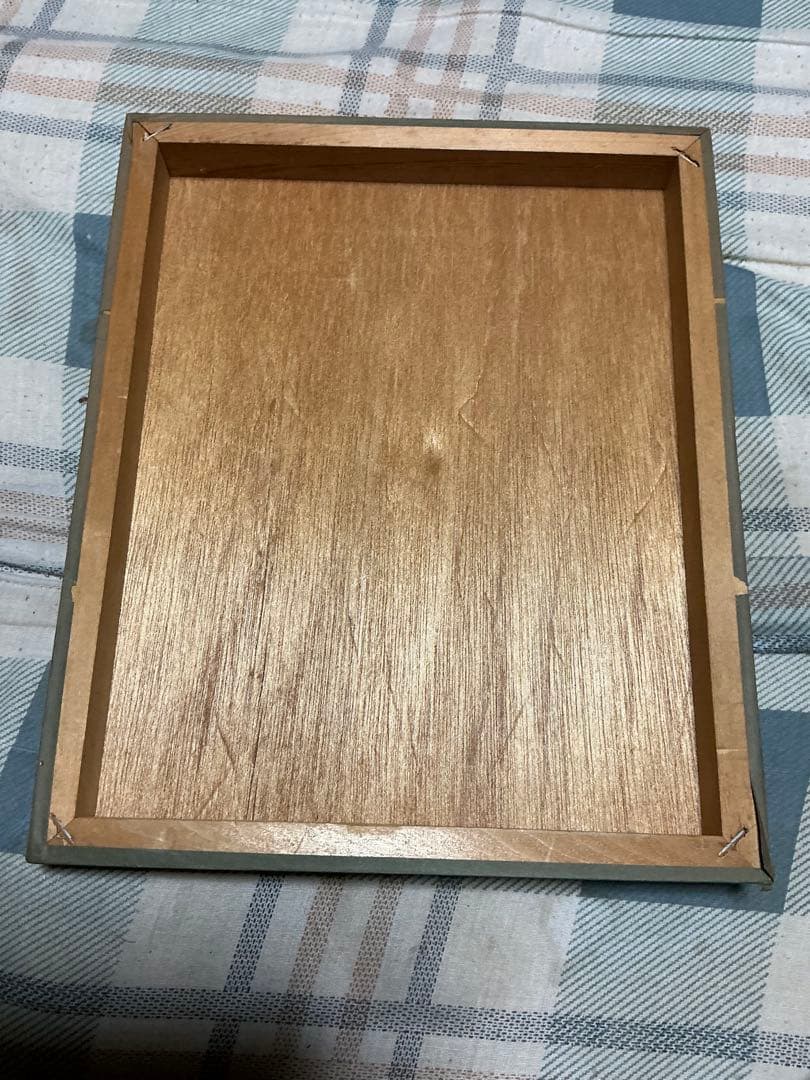 高倉健／唐獅子牡丹　卓上　木製パネル【角に傷が付いております。】