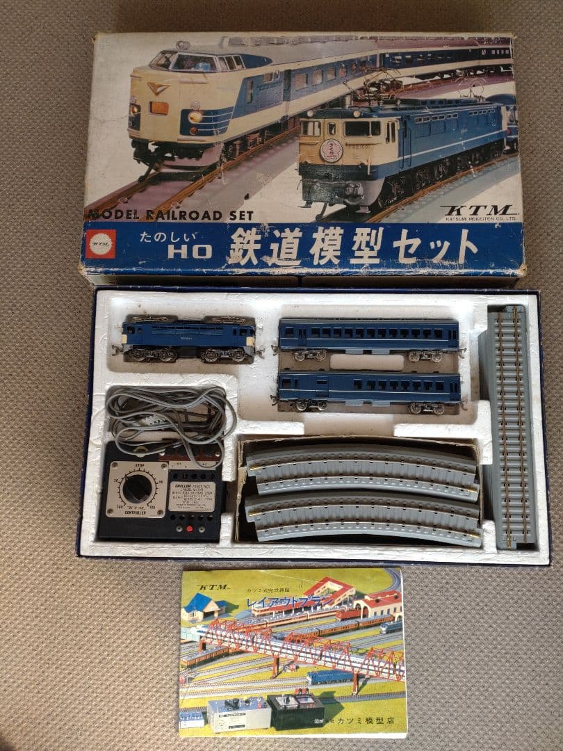 たのしいHO鉄道模型セット H−10 デラックス カツミ製