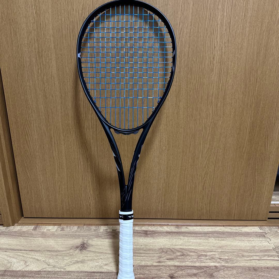 軟式テニスラケット 黒