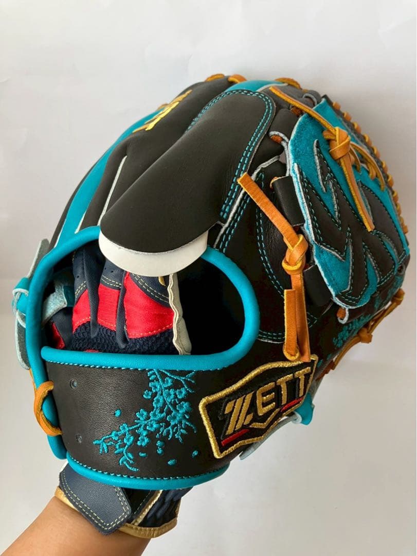 プロステイタス　投手　限定　桜刺繍　グローブ　ゼット　軟式