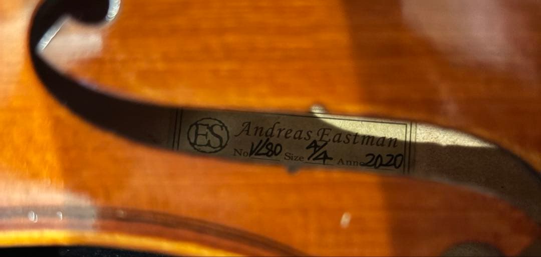 Eastman svl80セット　4/4 バイオリンセット