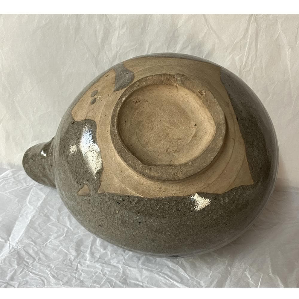 F1423 絵唐津 片口 水指 木箱入り 唐津 茶道具