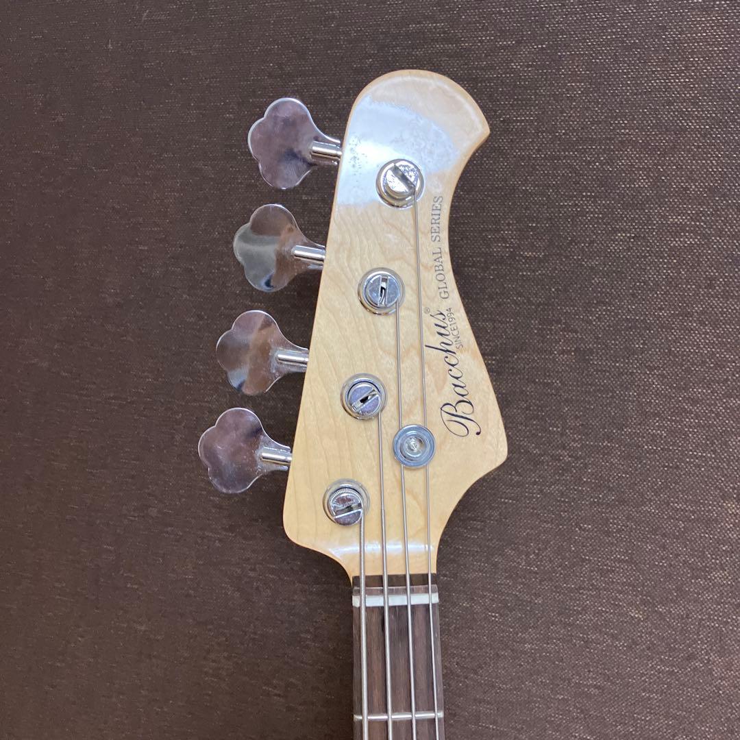 バッカス Bacchus グローバル 改ジャズベ　ダンカン搭載　激鳴　超美中古品