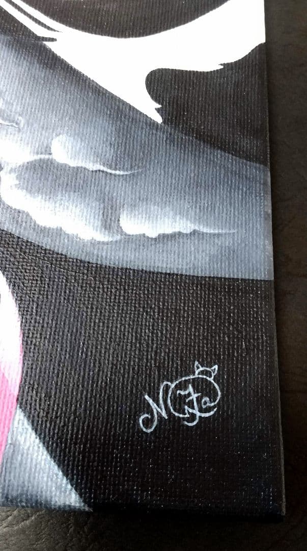 絵手書き絵画(キャンバス&アクリル絵の具)