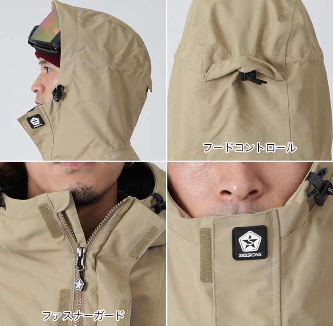 新品　セッションズ　ウェア　CHAOS PULLOVER JACKET