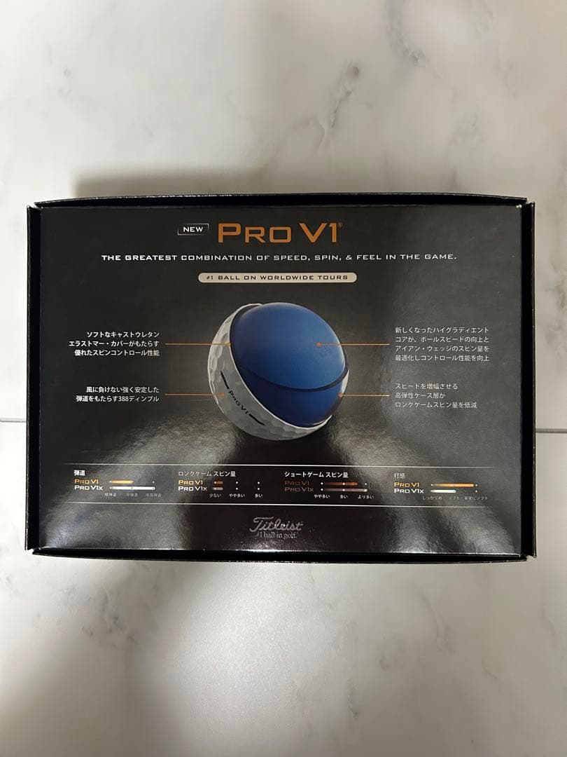 タイトリストプロV1 PROV1 ゴルフボール25年ハイナンバー 3ダース36個