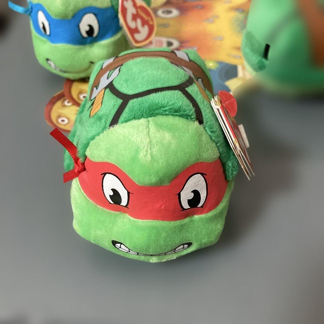 TMNT タートルズ ty ぬいぐるみ　タグ付き　4個セット