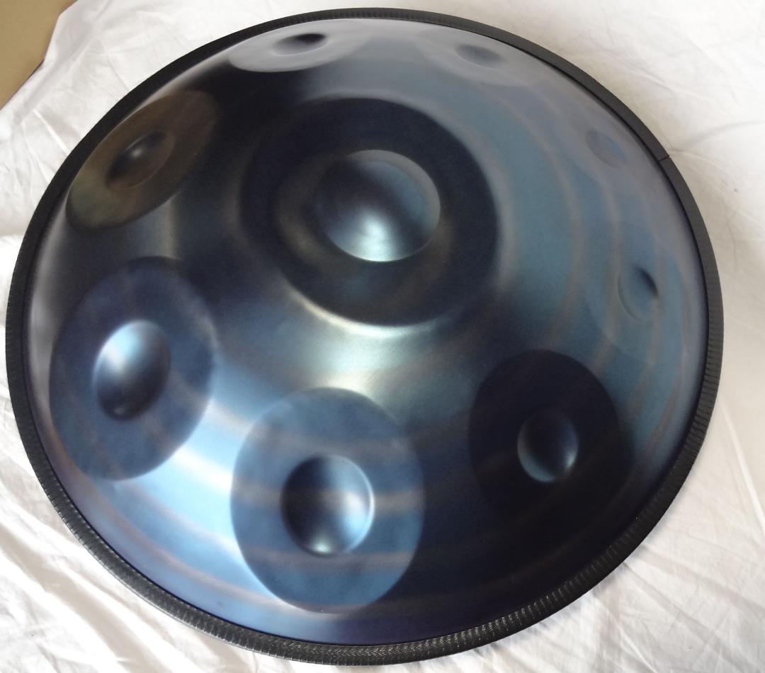 ハンドパン Ｄマイナー 9音 中華製 練習用に♪ ステンレス HANDPAN