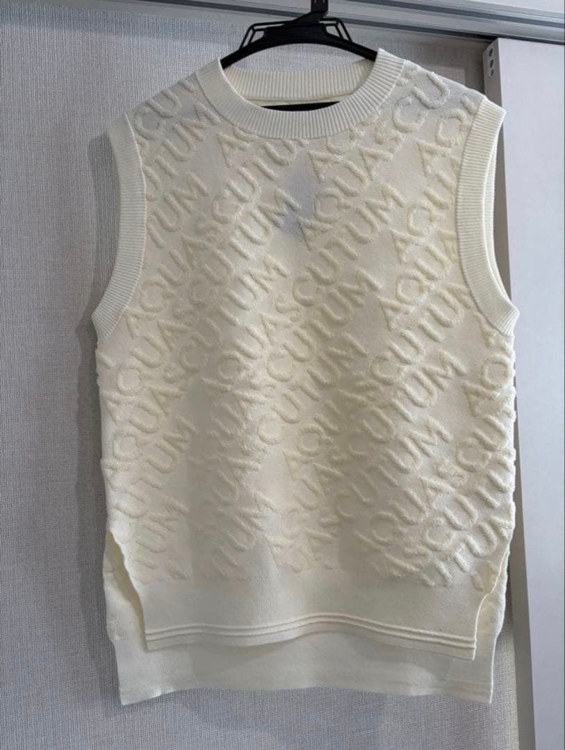 【新品】アクアスキュータム（Aquascutum）AQロゴパイルJQニットベスト