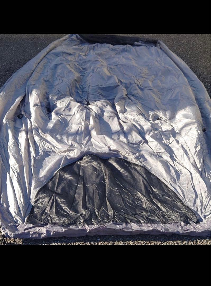 DOD カマボコテントソロUL　ブラック　グランドシート付