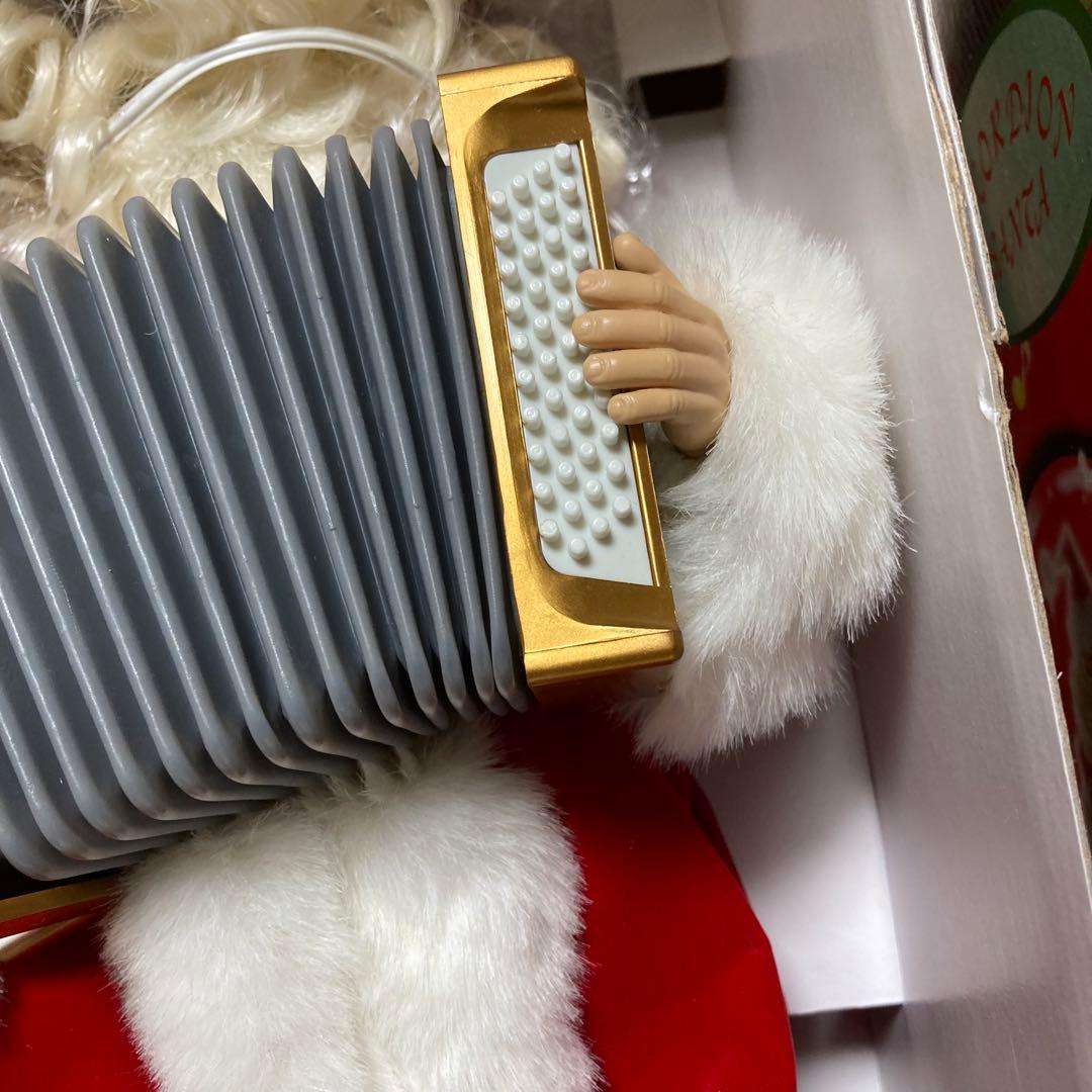 動作未確認　動く人形　ACCORDION　SANTA　アコーディオン　サンタ人形