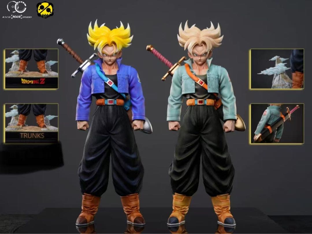 ドラゴンボール トランクス ガレキ ガレージキット スタチュー X②③