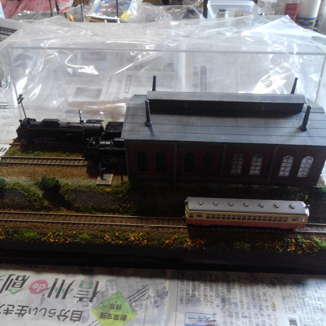 専用出品❗️✨HG仕上げ✨レンガ造り機関庫展示用ケース付き✨３線仕様❗