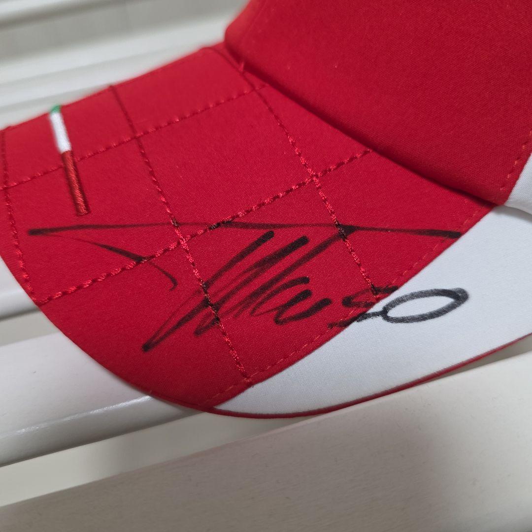 フェラーリ時代 アロンソ＆マッサ サイン入りキャップ（新品・タグ付き）