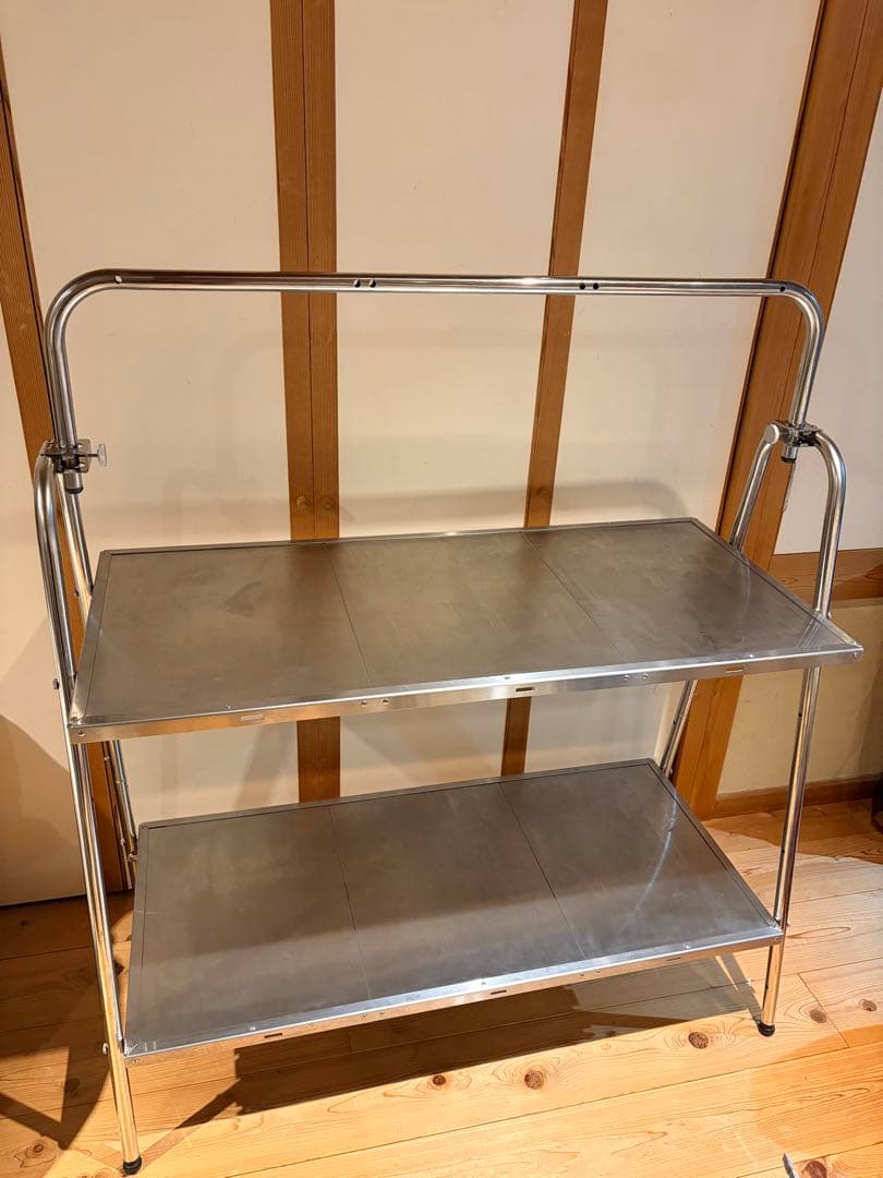 スノーピーク ステンレスキッチンテーブル キャリーバッグx2+ガビングフレーム付