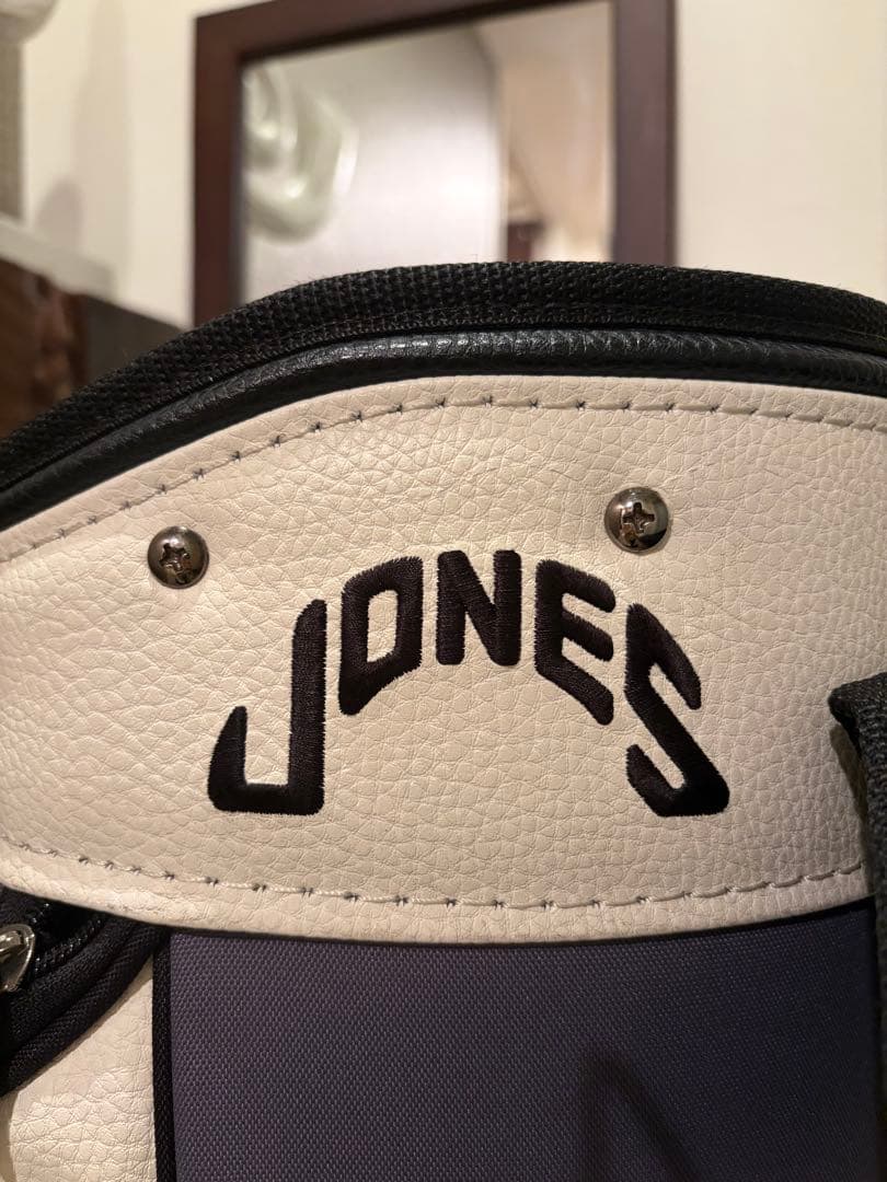 週末SALE【美品】JONES ジョーンズ　キャディーバッグ　グレー