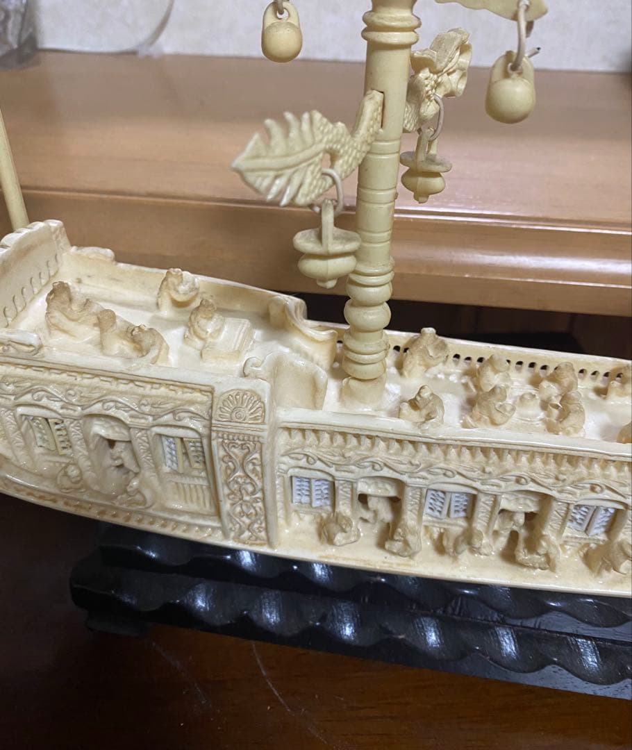 置物　宝船　中国美術　アンティーク　古美術　工芸品