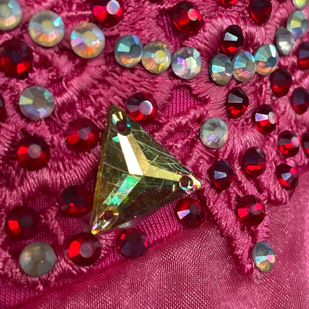 社交ダンス　ラテンダンス　ドレス衣装　ロング　ピンク　S1119