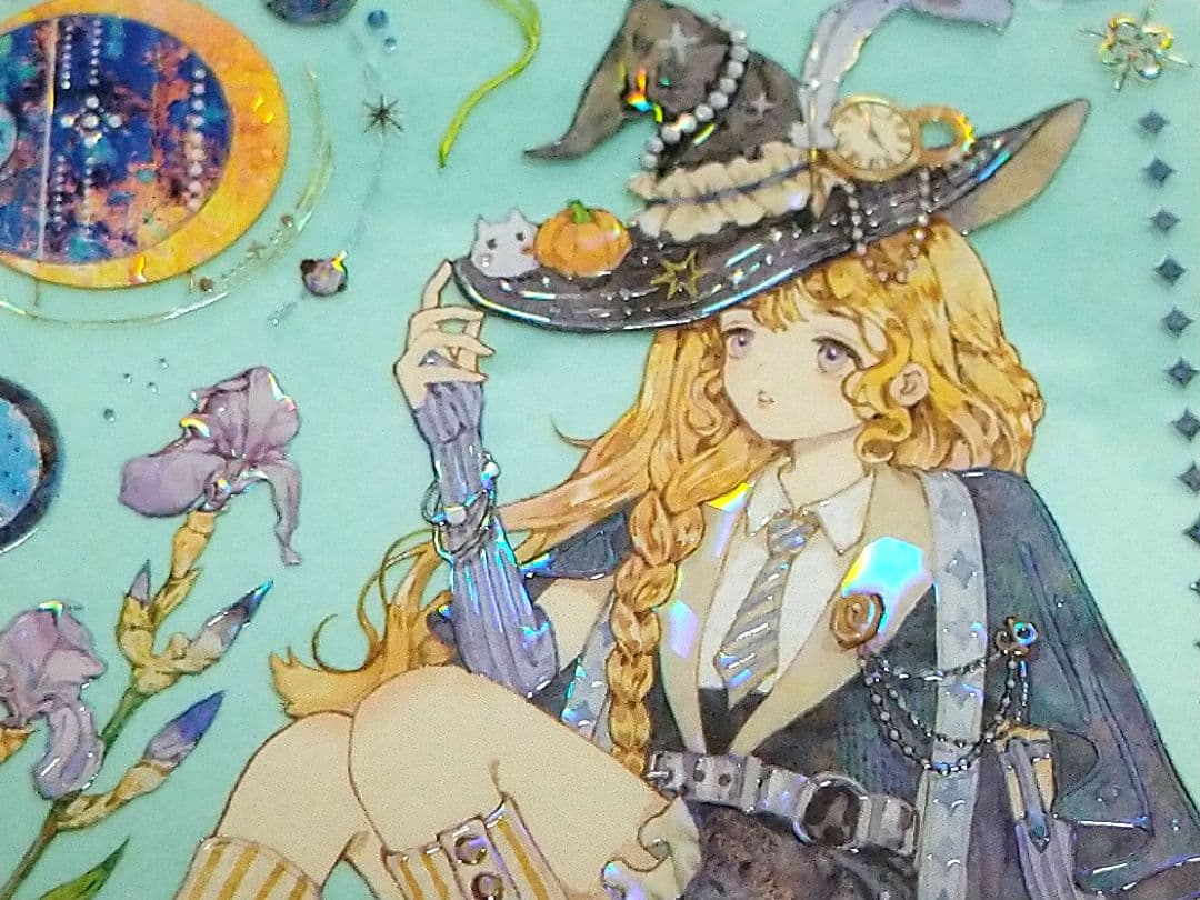 J606＃时空旅人(贝壳光)Menu切り売り海外人物マステ女の子