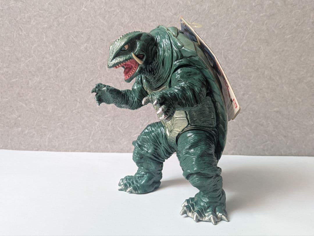 バンダイソフビ　ガメラ　ギャオス　2種　※タグ付　美品　当時物　日本製　ムビモン