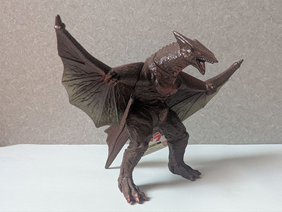 バンダイソフビ　ガメラ　ギャオス　2種　※タグ付　美品　当時物　日本製　ムビモン