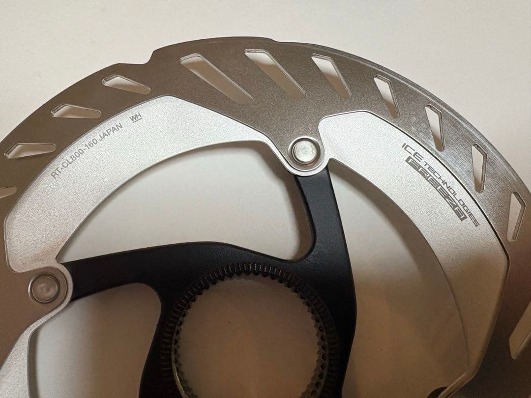 アルテグラブレーキローター 160mm x 2枚　完成車外し