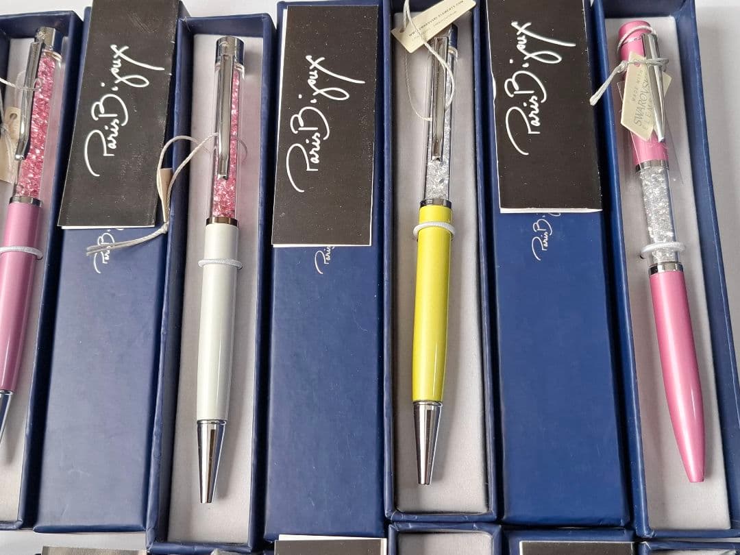 未使用　１４本セット　スワロフスキー　パリスビジュー　ボールペン