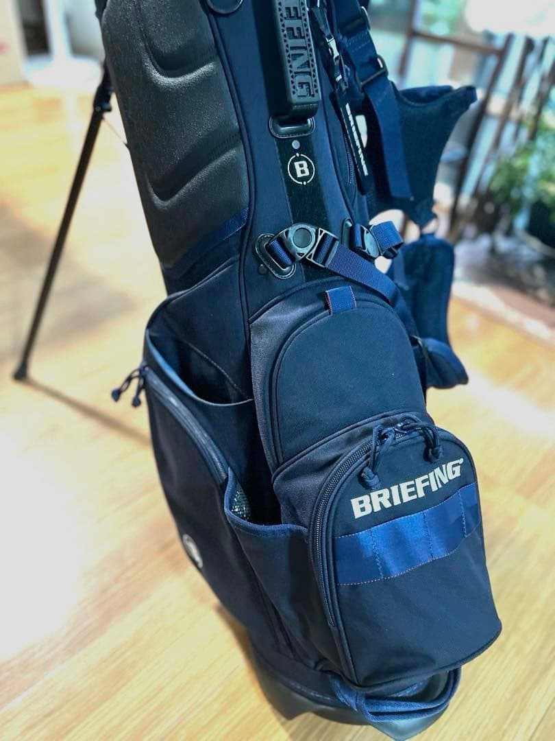 BRIEFING 1000D CR-4 ネイビー スタンドキャディバッグ 極美品