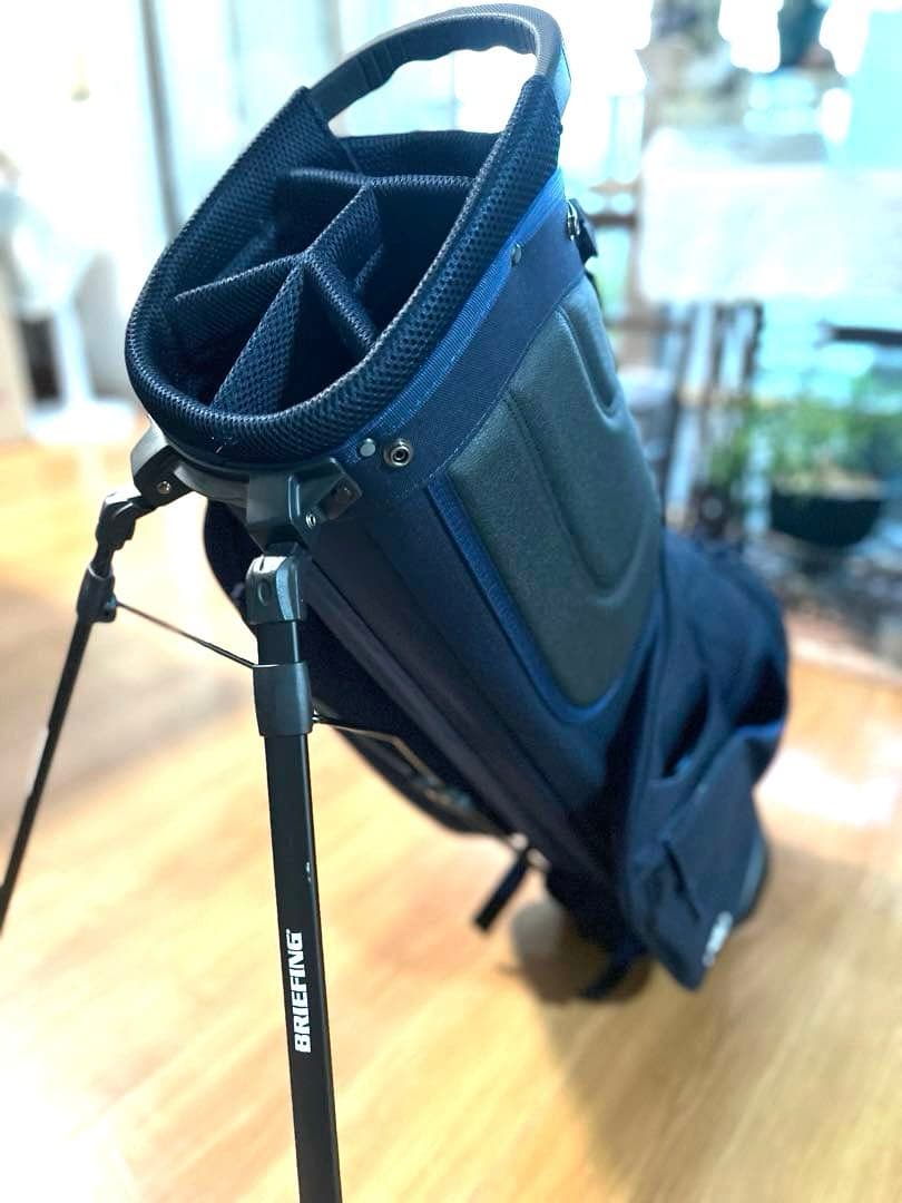 BRIEFING 1000D CR-4 ネイビー スタンドキャディバッグ 極美品