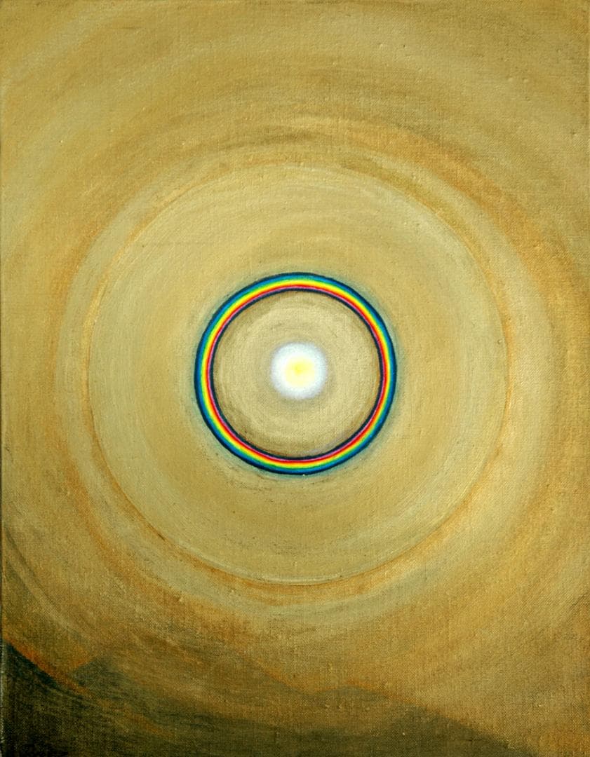 油絵 菅家令子 絵 絵画インテリア 額付(白) F6-G282023風景祈り希望