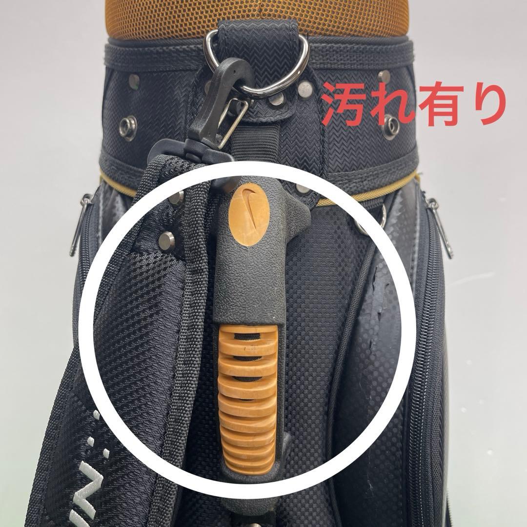 NIKE GOLF キャディバッグ 9インチ ゴルフバッグ 黒