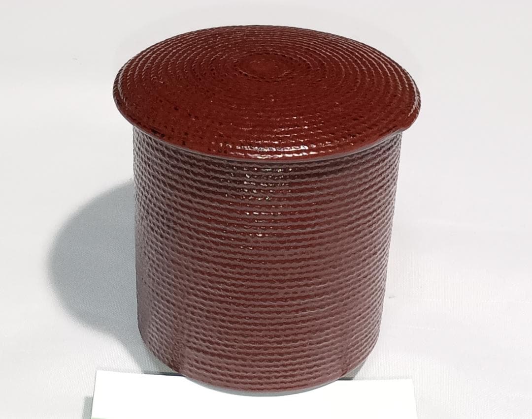 茶道具　輪島塗　秋峰作　乾漆縄目金輪寺棗　超美品！！