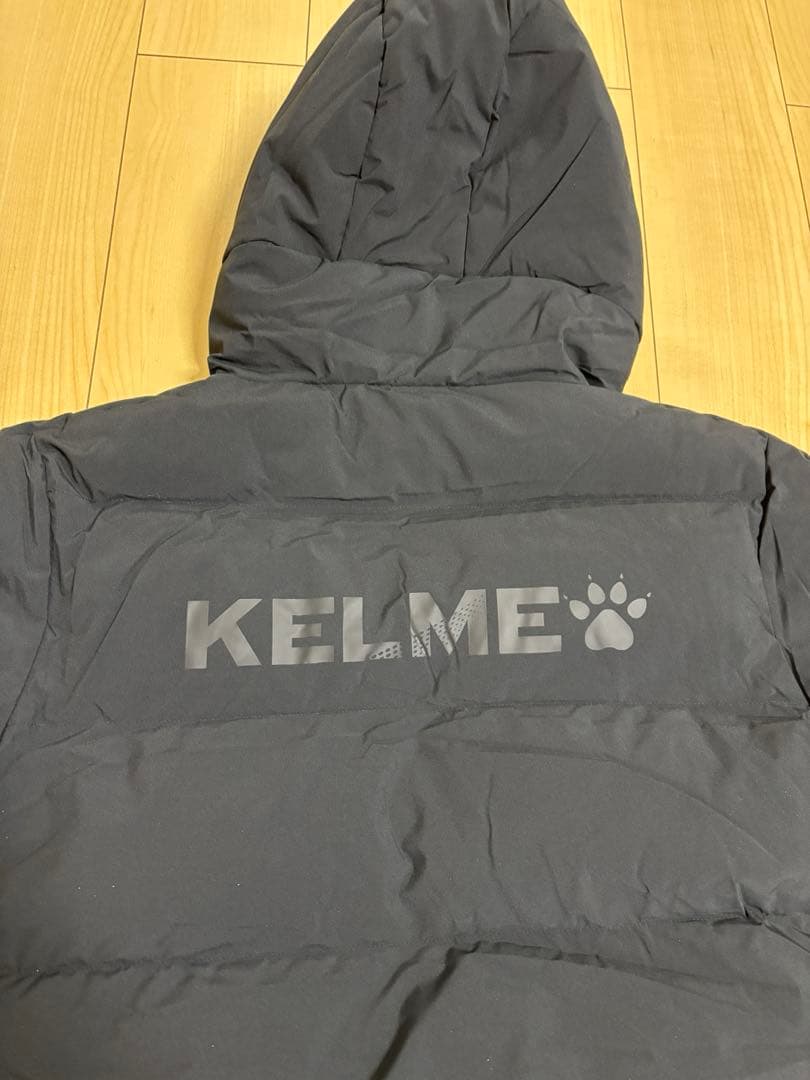 新品　ケルメ　KELME 中綿　ベンチコート　ロングコート　Lサイズ　ブラック