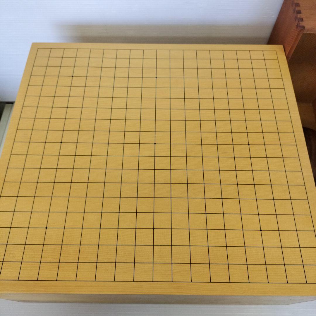 本榧　木製囲碁盤セット 碁石2個付き