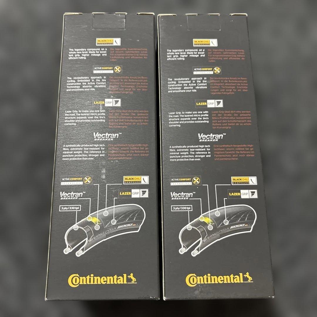 【新品２本】コンチネンタル Grand Prix 5000 CL 25c タイヤ