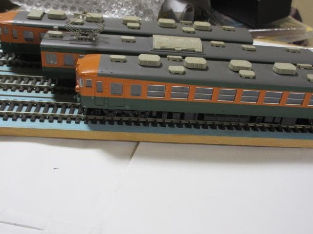 国鉄 急行形 165系電車 3両セット HOゲージ　(プラ製 / KATO製）