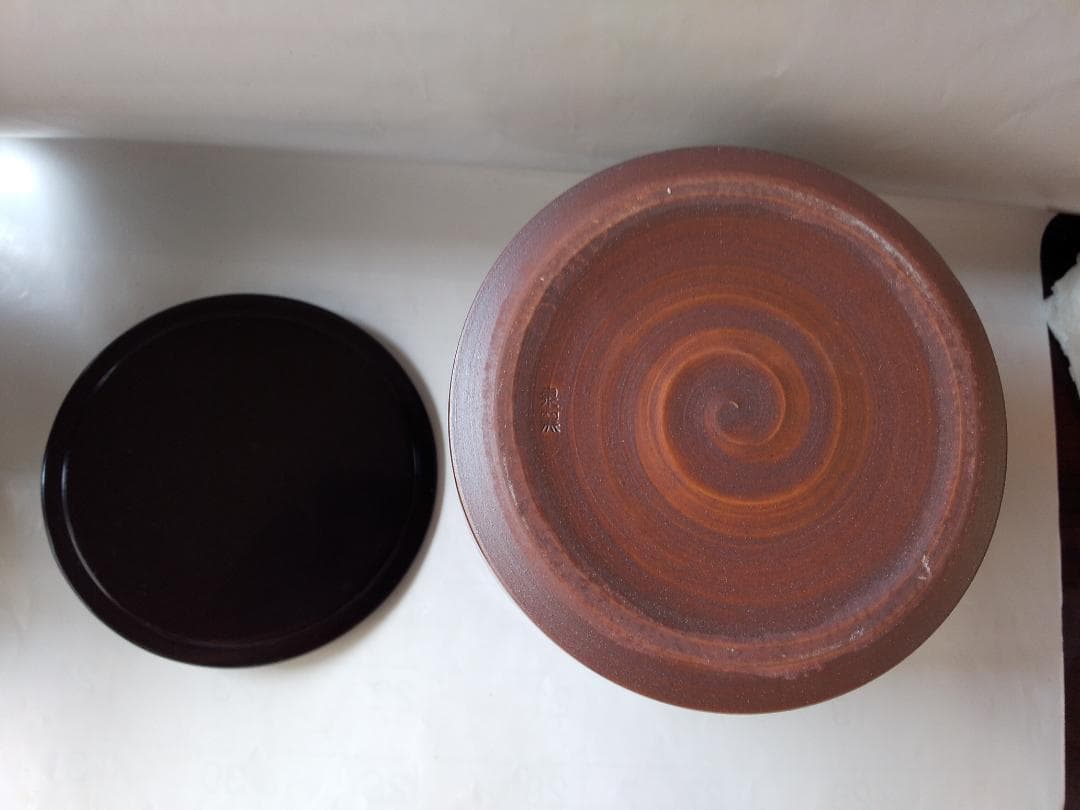 水指 泉窯 加藤藤山 古瀬戸一重口水指 共箱 茶道具 茶器 美品 です