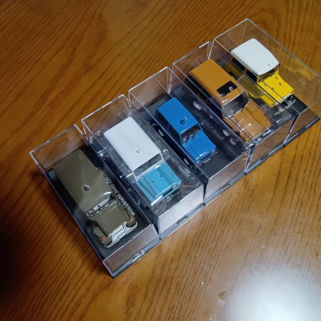 【5台セット】国産名車コレクション　1/43 ランドクルーザー　ジープ　他