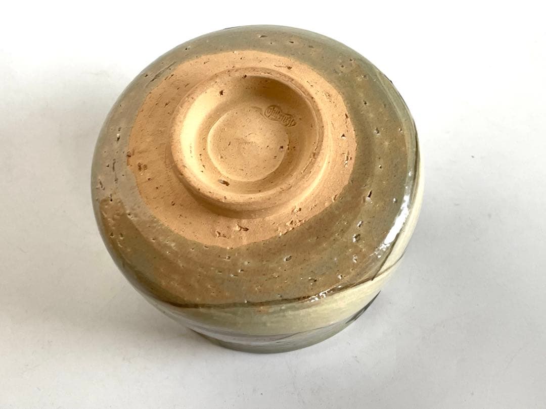 陶芸家　土屋雲善　布志名　大根絵　茶碗　抹茶碗　二重箱