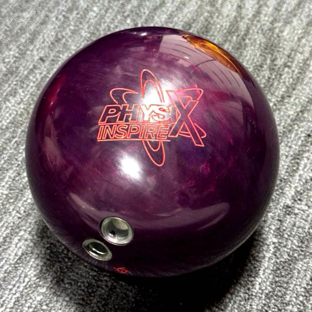 【美品】PHYSIX INSPIRE ボウリングボール 15ポンド