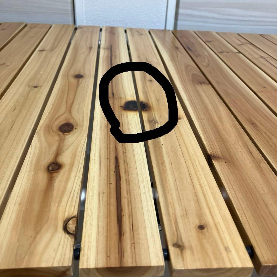 最終値下げ！Coleman☆ナチュラルウッドロールテーブル120