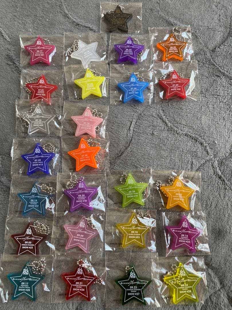 B'z pleasure2023 stars チャームコンプリートセット