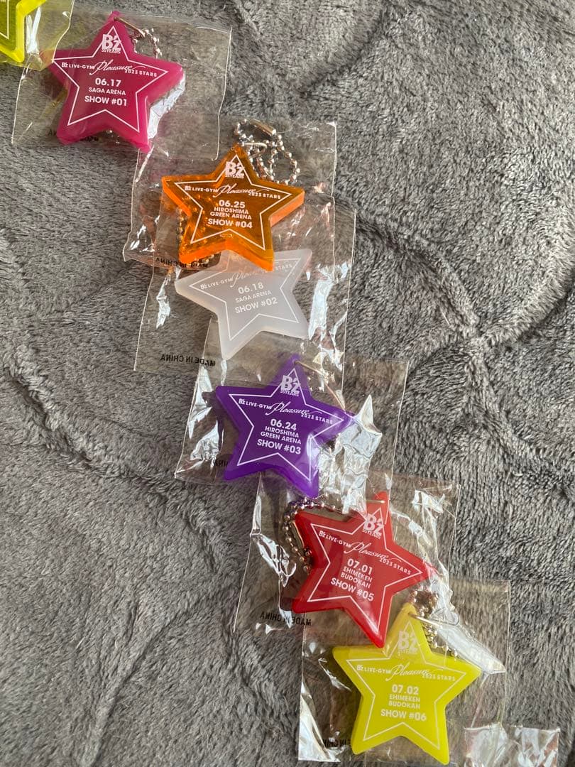 B'z pleasure2023 stars チャームコンプリートセット