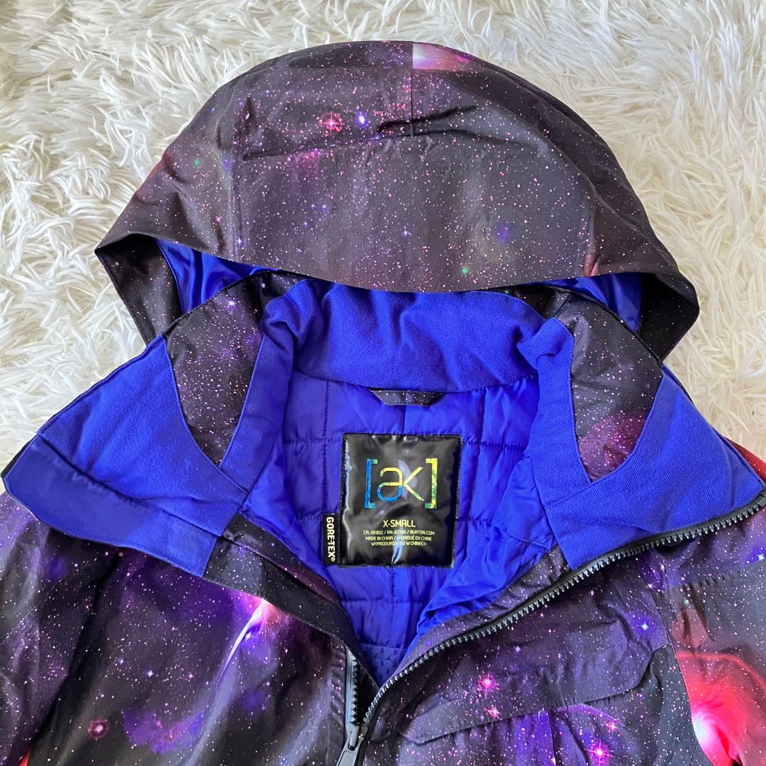 #2i✨ak burton✨ゴアテックス スノボウェア 宇宙柄 レディースXS