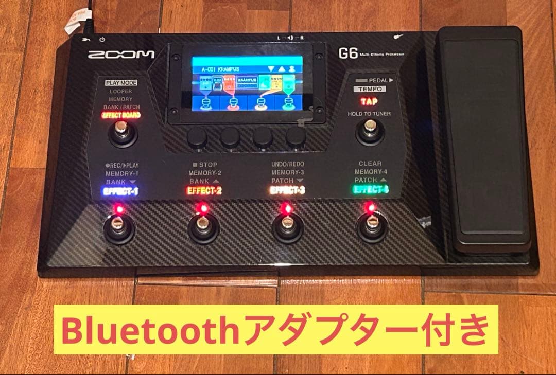 S*u様 最終値下げ！美品☆ZOOM G6 Bluetoothアダプター付き