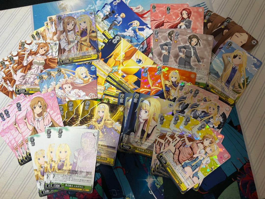 ヴァイスシュヴァルツ　SAO 8宝　マザーズロザリオ　デッキ　パーツ　枝風