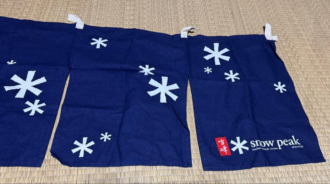 スノーピーク 雪峰祭 2014春 Noren 暖簾　限定品　希少　レア　スノピ