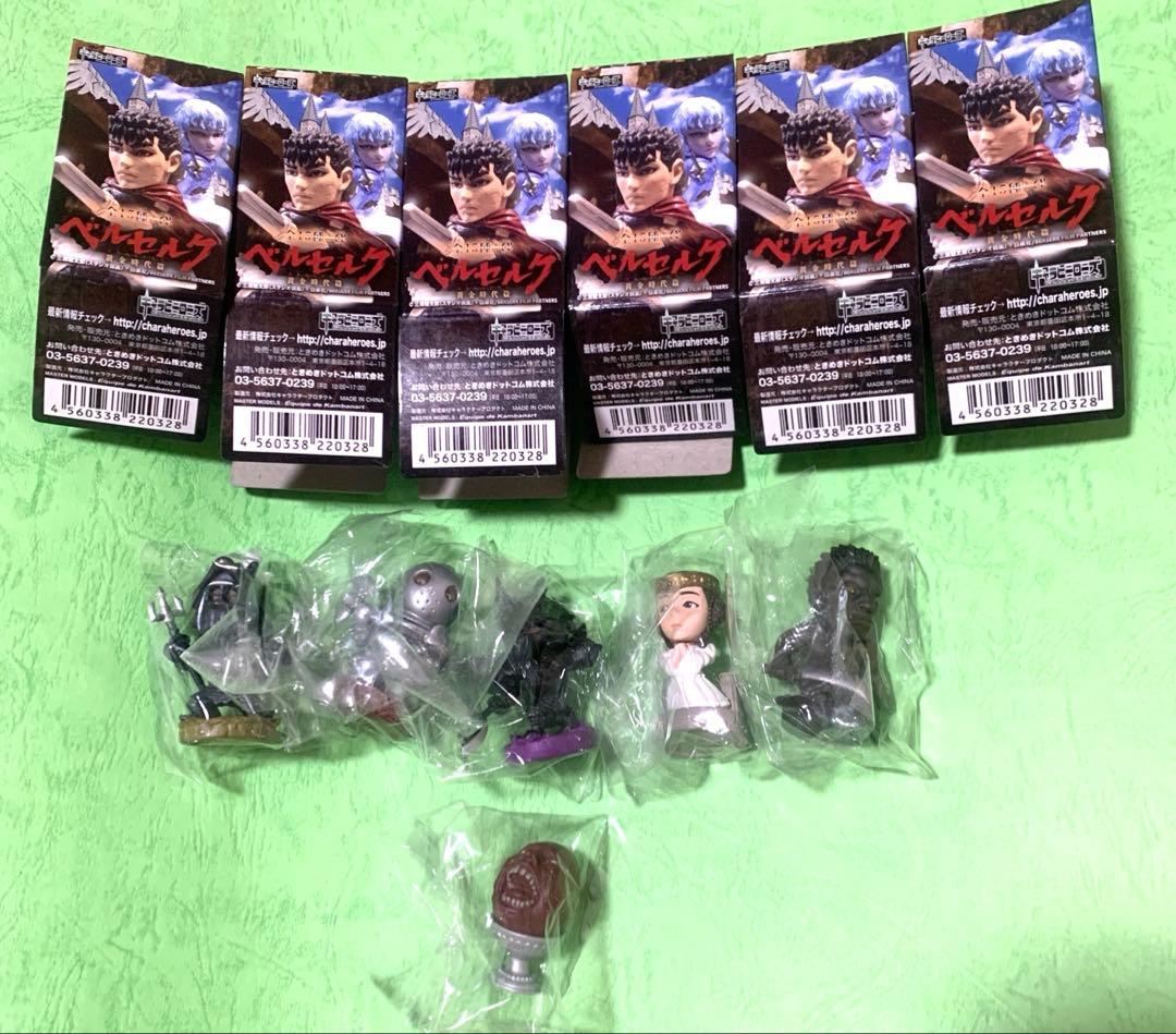 ベルセルクキャラヒーローズ初回限定シークレット蝕状態のベヘリットと敵キャラ等6種